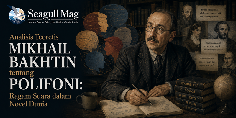 Analisis Teoretis Mikhail Bakhtin tentang Polifoni Ragam Suara dalam Novel Dunia