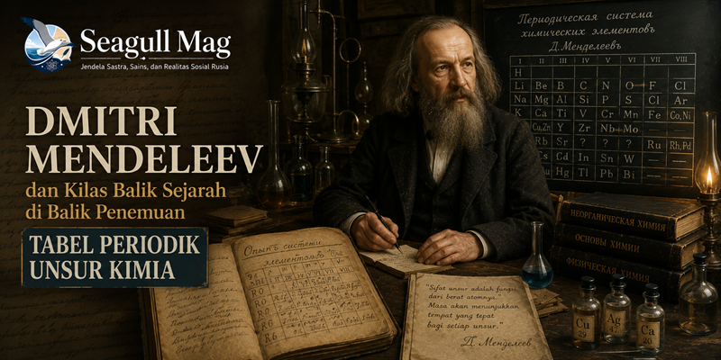 Dmitri Mendeleev dan Kilas Balik Sejarah di Balik Penemuan Tabel Periodik Unsur Kimia