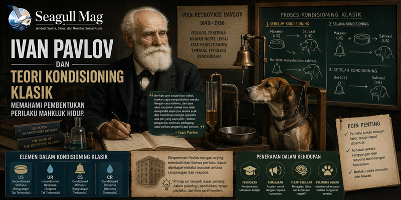 Ivan Pavlov dan Teori Kondisioning Klasik Memahami Pembentukan Perilaku Makhluk Hidup
