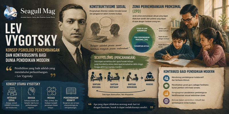 Konsep Psikologi Perkembangan Lev Vygotsky dan Kontribusinya bagi Dunia Pendidikan Modern