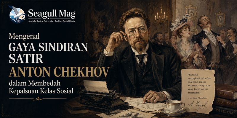 Mengenal Gaya Sindiran Satir Anton Chekhov dalam Membedah Kepalsuan Kelas Sosial