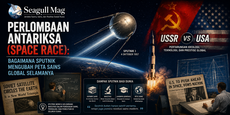 Perlombaan Antariksa (Space Race) Bagaimana Sputnik Mengubah Peta Sains Global Selamanya