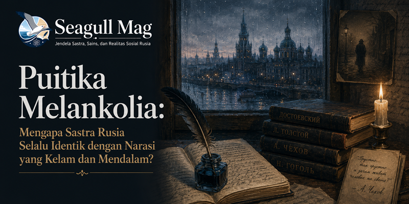 Puitika Melankolia Mengapa Sastra Rusia Selalu Identik dengan Narasi yang Kelam dan Mendalam