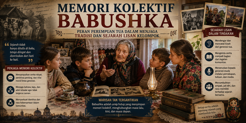 Memori Kolektif Babushka Peran Perempuan Tua dalam Menjaga Tradisi dan Sejarah Lisan Kelompok