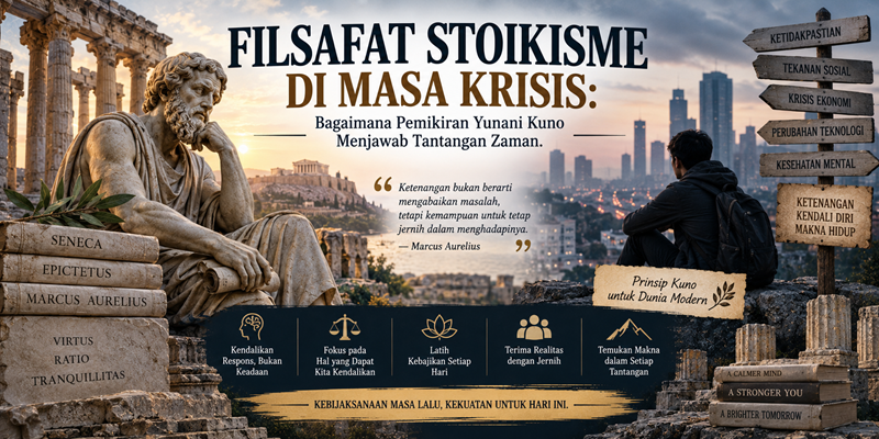 Filsafat Stoikisme di Masa Krisis Bagaimana Pemikiran Yunani Kuno Menjawab Tantangan Zaman